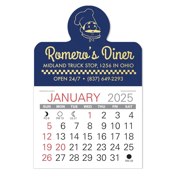 Spotlight Shape Value Stick Vinyl Self-Adhesive Calendars stick in 24 shapes... from ASI 95280 Warwick Publishing Co / Warwick