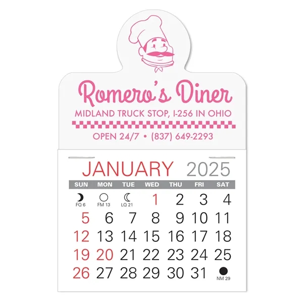 Spotlight Shape Value Stick Vinyl Self-Adhesive Calendars stick in 24 shapes... from ASI 95280 Warwick Publishing Co / Warwick