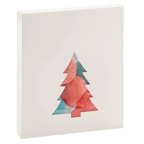 Holiday Tree Window Box with Gummy Ornaments (1.8 oz)... from ASI 71685 Midnite Snax®