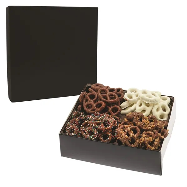 4 way gift box, Filled with Milk with Toffee, Milk Chocolate,... from ASI 71685 Midnite Snax®