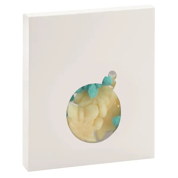 Holiday Ornament Window Box with Gummy Snowflakes (2.2 oz)... from ASI 71685 Midnite Snax®