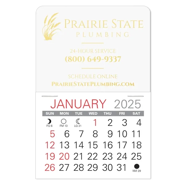 Traditional shape Vinyl Self-Adhesive Calendars stick anywhere in 24 shapes &... from ASI 95280 Warwick Publishing Co / Warwick