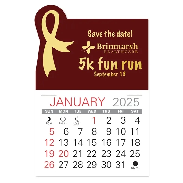 Ribbon Shape Value Stick Vinyl Self-Adhesive Calendars stick in 24 shapes... from ASI 95280 Warwick Publishing Co / Warwick