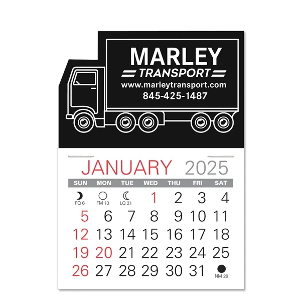 Truck Shape Value Stick Vinyl Self-Adhesive Calendars stick in 24 shapes... from ASI 95280 Warwick Publishing Co / Warwick