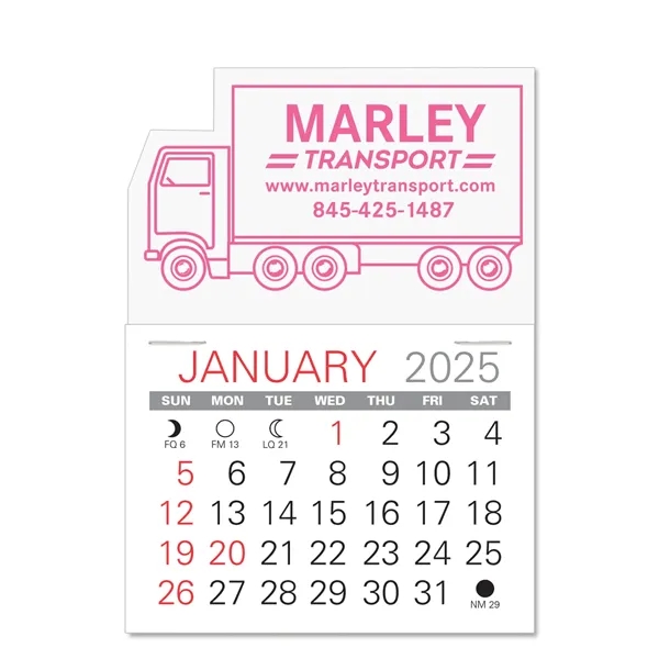 Truck Shape Value Stick Vinyl Self-Adhesive Calendars stick in 24 shapes... from ASI 95280 Warwick Publishing Co / Warwick