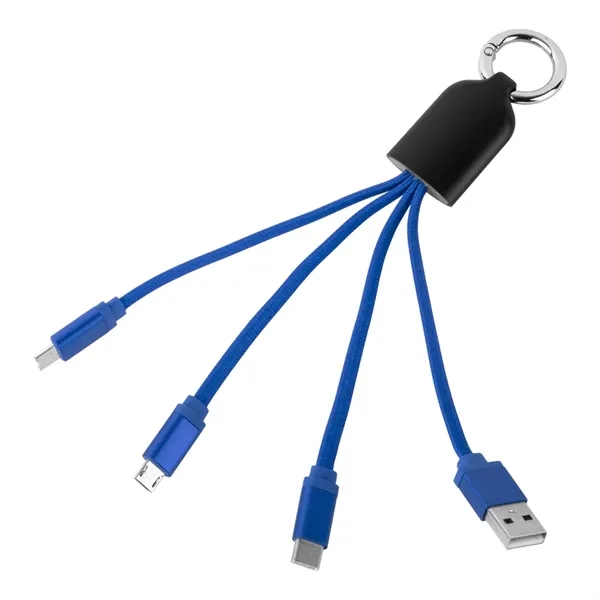 Jellyfish Style 4-in-1 Charger Keychain... from ASI 31517 Admart Products / Admart Line
