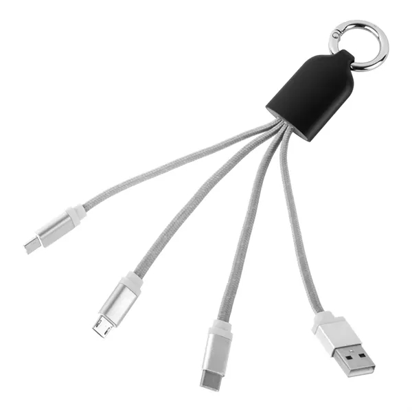 Jellyfish Style 4-in-1 Charger Keychain... from ASI 31517 Admart Products / Admart Line