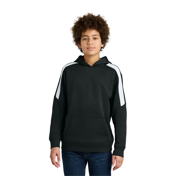 Sport-Tek Youth Sport-Wick Fleece United Pullover Hoodie... from ASI 84863 SanMar
