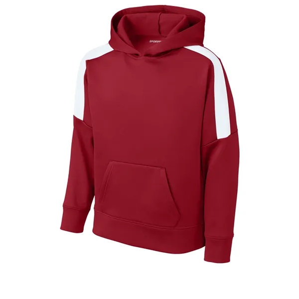 Sport-Tek Youth Sport-Wick Fleece United Pullover Hoodie... from ASI 84863 SanMar