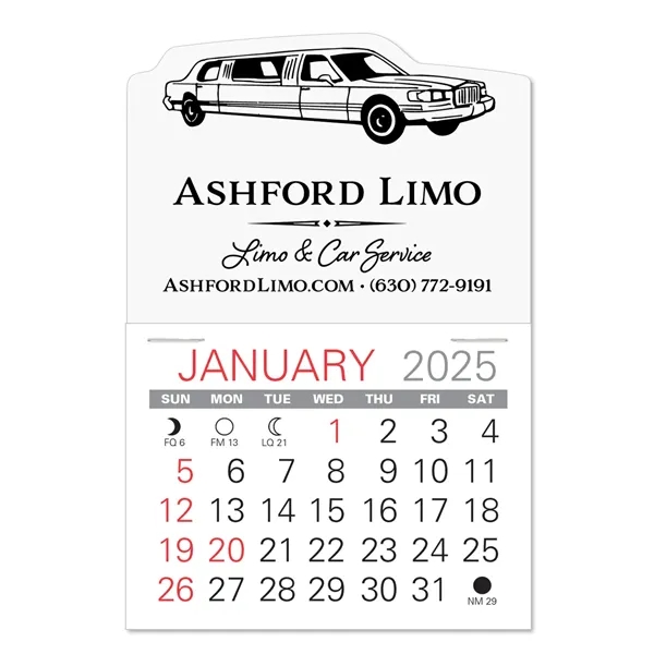 LimoYou Shape Value Stick Vinyl Self-Adhesive Calendars stick in 24 shapes... from ASI 95280 Warwick Publishing Co / Warwick