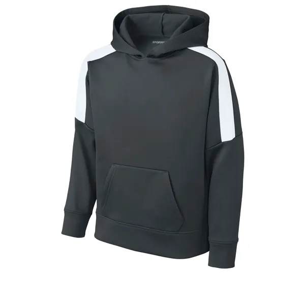 Sport-Tek Youth Sport-Wick Fleece United Pullover Hoodie... from ASI 84863 SanMar
