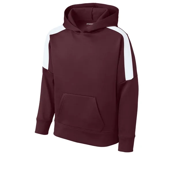 Sport-Tek Youth Sport-Wick Fleece United Pullover Hoodie... from ASI 84863 SanMar