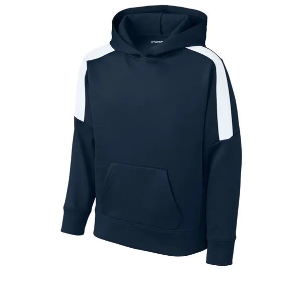Sport-Tek Youth Sport-Wick Fleece United Pullover Hoodie... from ASI 84863 SanMar