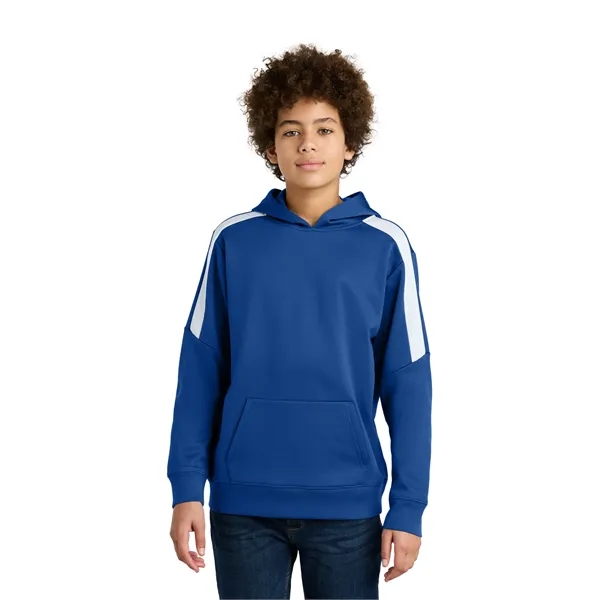 Sport-Tek Youth Sport-Wick Fleece United Pullover Hoodie... from ASI 84863 SanMar