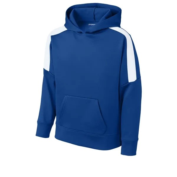 Sport-Tek Youth Sport-Wick Fleece United Pullover Hoodie... from ASI 84863 SanMar
