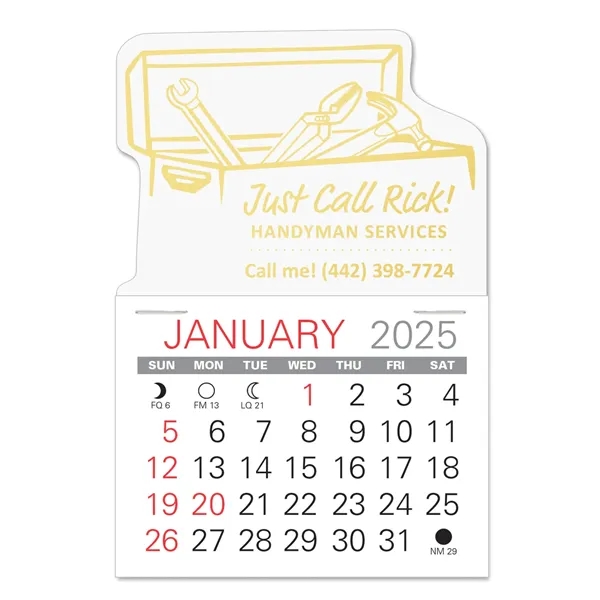 Toolbox Shape Value Stick Vinyl Self-Adhesive Calendars stick in 24 shapes... from ASI 95280 Warwick Publishing Co / Warwick