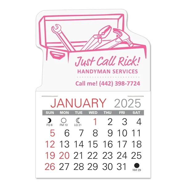 Toolbox Shape Value Stick Vinyl Self-Adhesive Calendars stick in 24 shapes... from ASI 95280 Warwick Publishing Co / Warwick