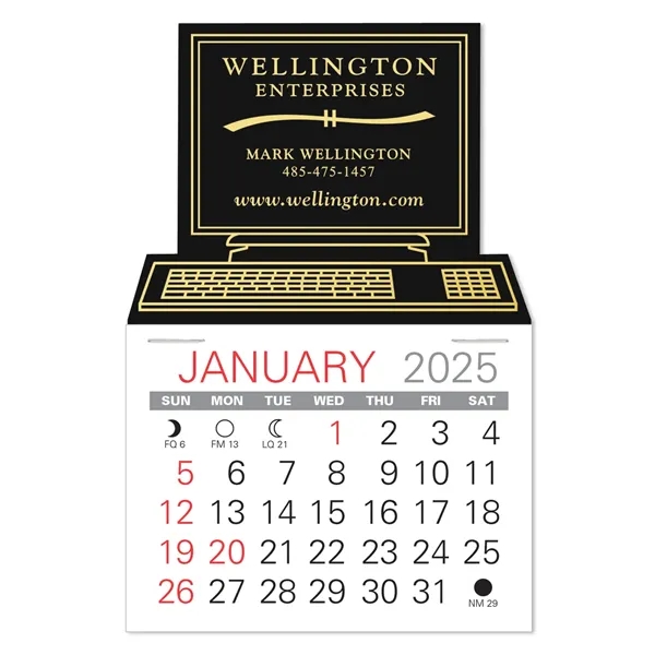 Computer Shape Value Stick Vinyl Self-Adhesive Calendars stick in 24 shapes... from ASI 95280 Warwick Publishing Co / Warwick