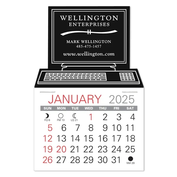 Computer Shape Value Stick Vinyl Self-Adhesive Calendars stick in 24 shapes... from ASI 95280 Warwick Publishing Co / Warwick