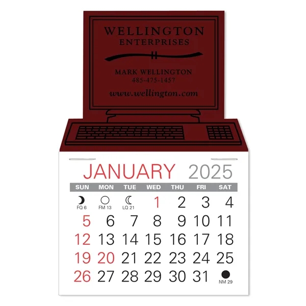 Computer Shape Value Stick Vinyl Self-Adhesive Calendars stick in 24 shapes... from ASI 95280 Warwick Publishing Co / Warwick