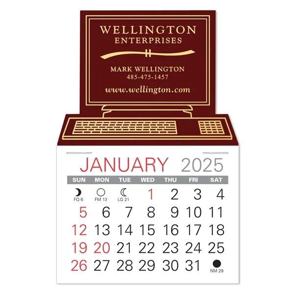 Computer Shape Value Stick Vinyl Self-Adhesive Calendars stick in 24 shapes... from ASI 95280 Warwick Publishing Co / Warwick