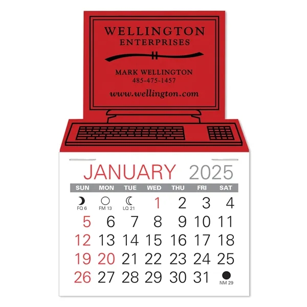 Computer Shape Value Stick Vinyl Self-Adhesive Calendars stick in 24 shapes... from ASI 95280 Warwick Publishing Co / Warwick