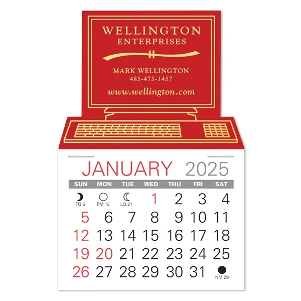 Computer Shape Value Stick Vinyl Self-Adhesive Calendars stick in 24 shapes... from ASI 95280 Warwick Publishing Co / Warwick