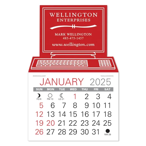 Computer Shape Value Stick Vinyl Self-Adhesive Calendars stick in 24 shapes... from ASI 95280 Warwick Publishing Co / Warwick