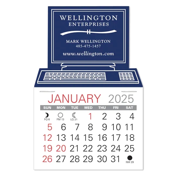 Computer Shape Value Stick Vinyl Self-Adhesive Calendars stick in 24 shapes... from ASI 95280 Warwick Publishing Co / Warwick