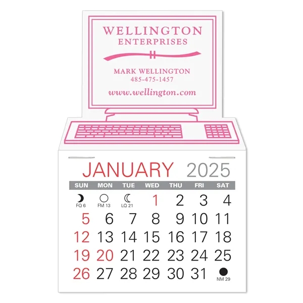 Computer Shape Value Stick Vinyl Self-Adhesive Calendars stick in 24 shapes... from ASI 95280 Warwick Publishing Co / Warwick