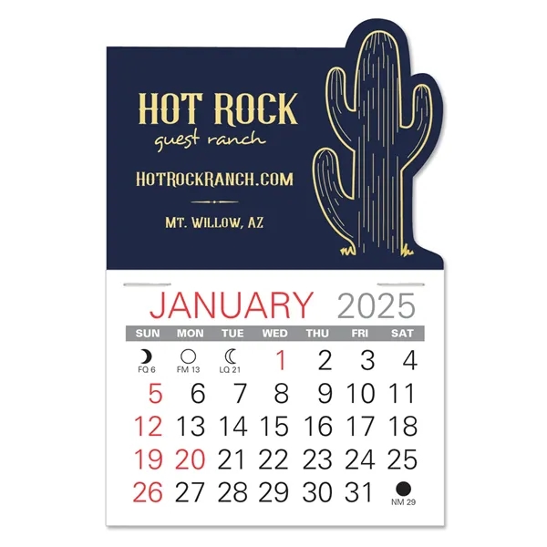 Cactus Shape Value Stick Vinyl Self-Adhesive Calendars stick in 24 shapes... from ASI 95280 Warwick Publishing Co / Warwick