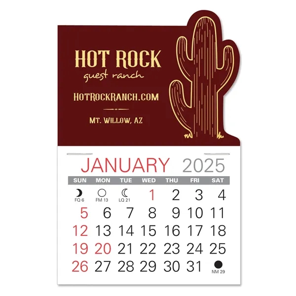 Cactus Shape Value Stick Vinyl Self-Adhesive Calendars stick in 24 shapes... from ASI 95280 Warwick Publishing Co / Warwick