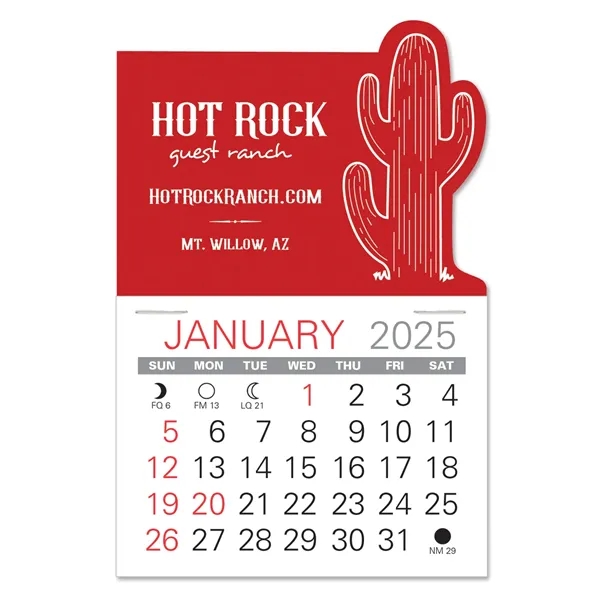 Cactus Shape Value Stick Vinyl Self-Adhesive Calendars stick in 24 shapes... from ASI 95280 Warwick Publishing Co / Warwick
