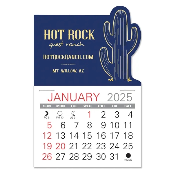 Cactus Shape Value Stick Vinyl Self-Adhesive Calendars stick in 24 shapes... from ASI 95280 Warwick Publishing Co / Warwick