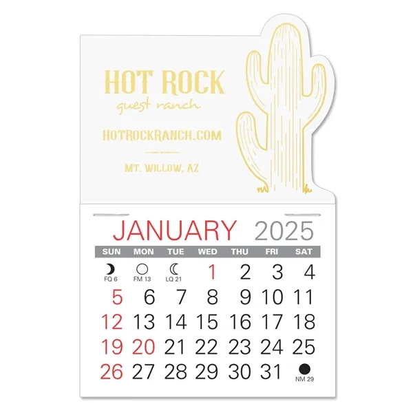 Cactus Shape Value Stick Vinyl Self-Adhesive Calendars stick in 24 shapes... from ASI 95280 Warwick Publishing Co / Warwick