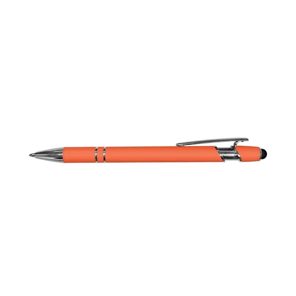 The iWriter Exec Soft-Touch Rubberized Metal Ball Point Pen with stylus.... from ASI 67675 Liqui-Mark Corp