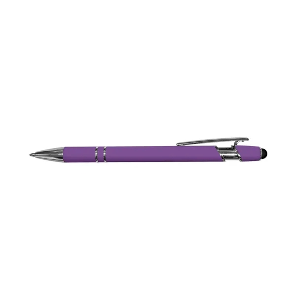 The iWriter Exec Soft-Touch Rubberized Metal Ball Point Pen with stylus.... from ASI 67675 Liqui-Mark Corp