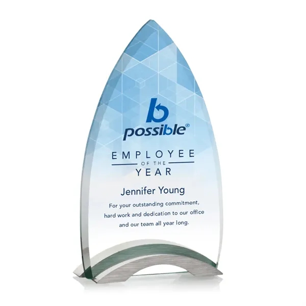 Patterson Starfire Crystal Award with VividPrint™... from ASI 84592 St Regis Group / St Regis