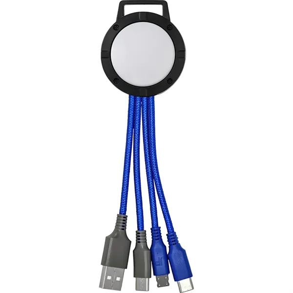 Vivid Dual Input 3-in-1 Colorful Charging Cable... from ASI 30208 A P Specialties / AP Specialties