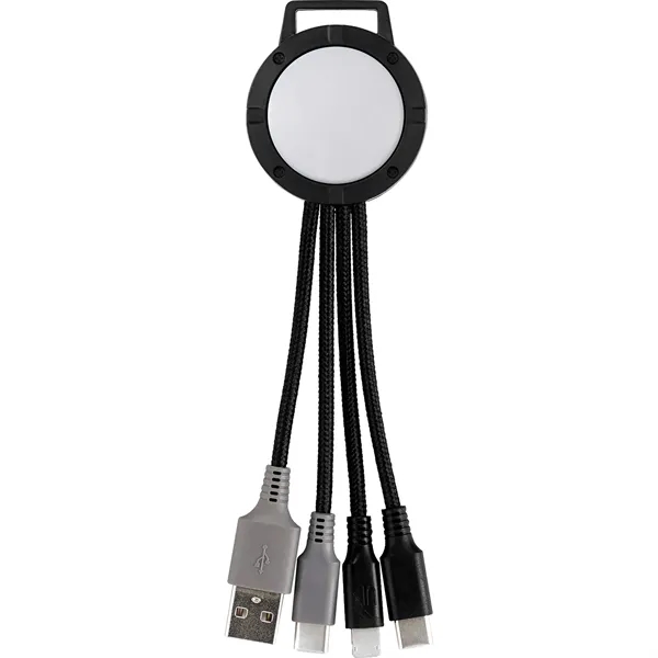 Vivid Dual Input 3-in-1 Colorful Charging Cable... from ASI 30208 A P Specialties / AP Specialties