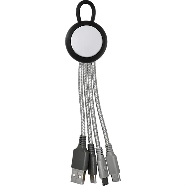 Vivid Loop Dual Input 3-in-1 Colorful Charging Cable... from ASI 30208 A P Specialties / AP Specialties
