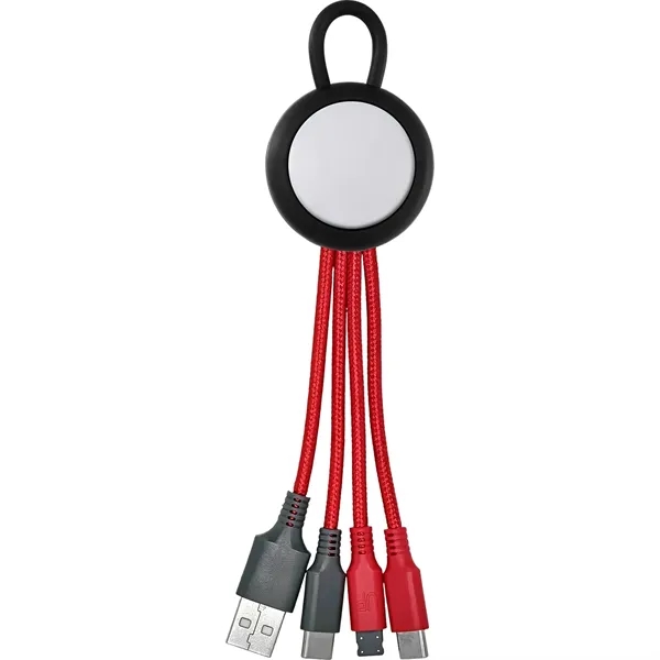 Vivid Loop Dual Input 3-in-1 Colorful Charging Cable... from ASI 30208 A P Specialties / AP Specialties