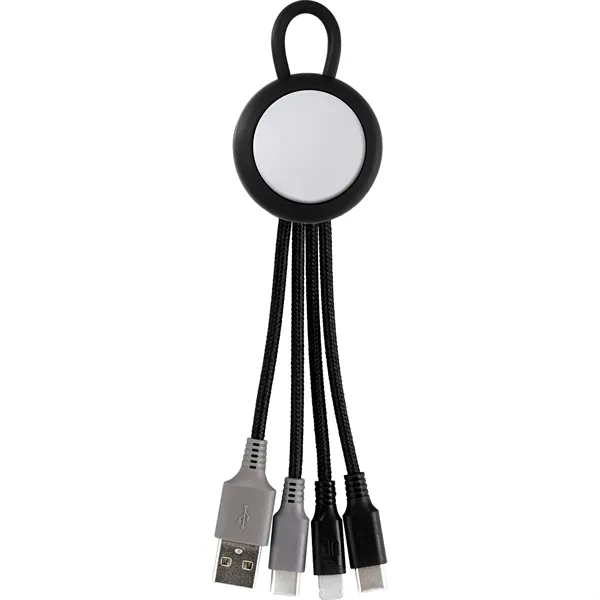 Vivid Loop Dual Input 3-in-1 Colorful Charging Cable... from ASI 30208 A P Specialties / AP Specialties