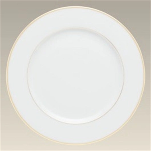 Polish porcelain plate with double gold bands.... from ASI 68878 Mar's Line / Mar's Promotions / MAR's Line Mars China Collection
