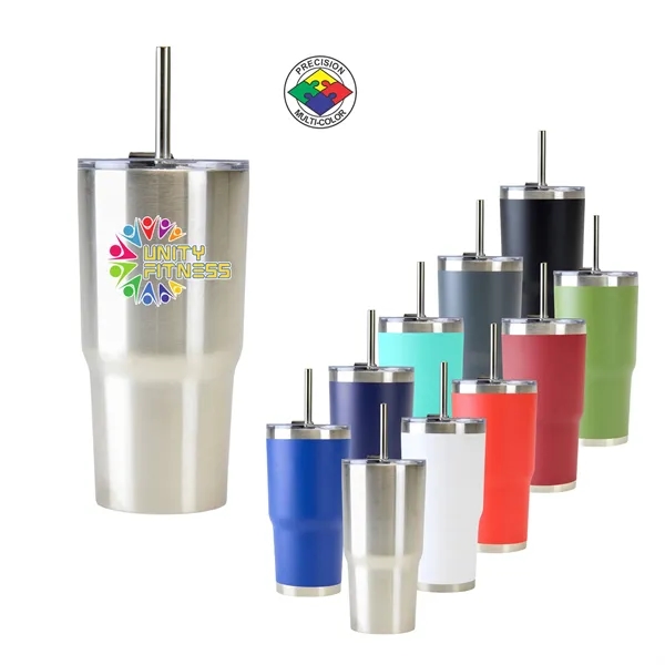 20oz ArcticWare Vacuum Tumbler with Lid & Straw... from ASI 80093 Pyrographics