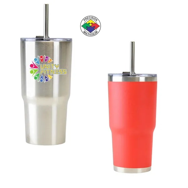 20oz ArcticWare Vacuum Tumbler with Lid & Straw... from ASI 80093 Pyrographics