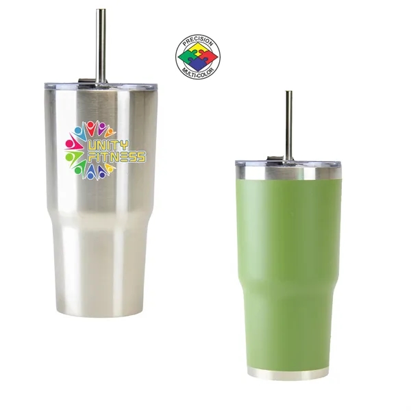 20oz ArcticWare Vacuum Tumbler with Lid & Straw... from ASI 80093 Pyrographics