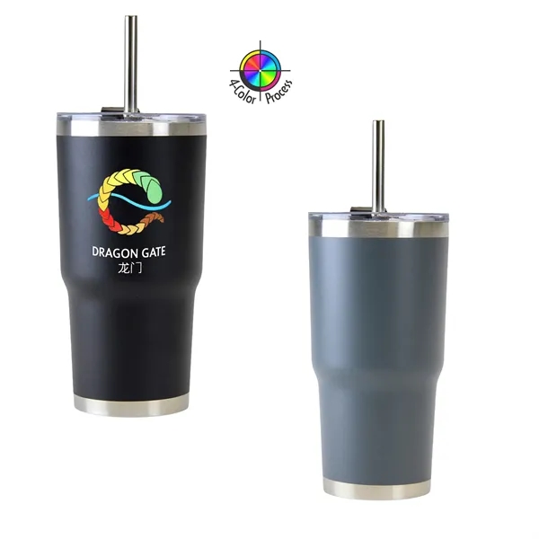 20oz ArcticWare Vacuum Tumbler with Lid & Straw... from ASI 80093 Pyrographics