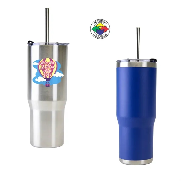 30oz ArcticWare Vacuum Tumbler with Lid & Straw... from ASI 80093 Pyrographics