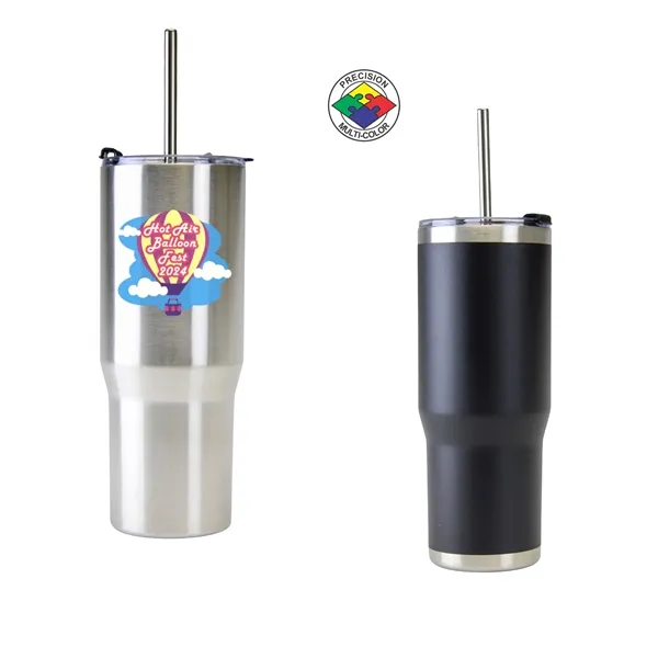 30oz ArcticWare Vacuum Tumbler with Lid & Straw... from ASI 80093 Pyrographics